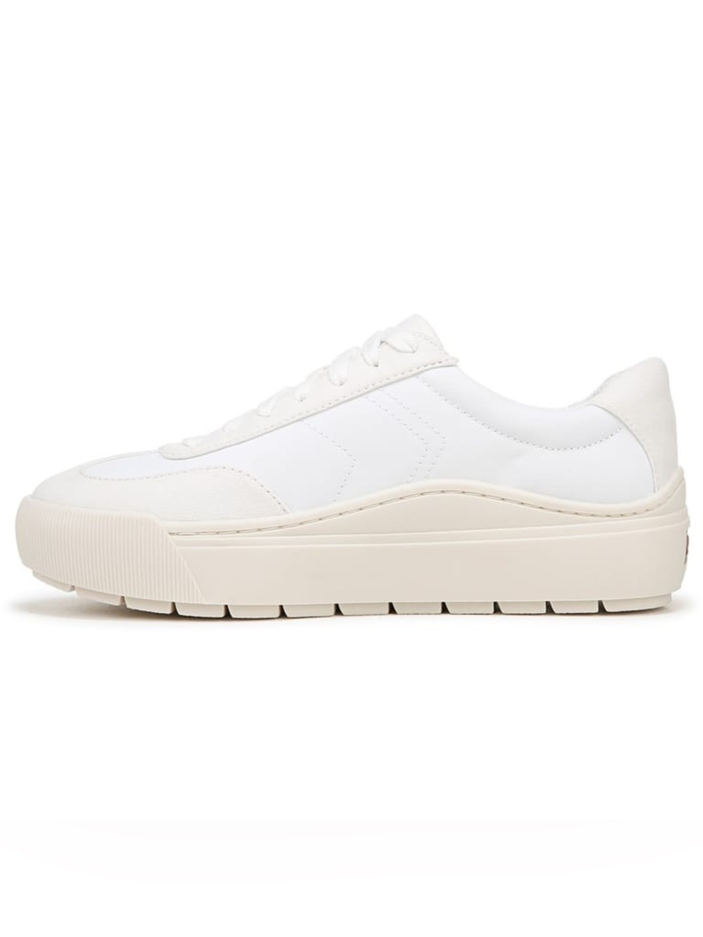 Dr. Scholl’s TIME OFF WIN Creamy White/Pink Suede Canvas Sneakers Size 11 - Picture 5 of 12